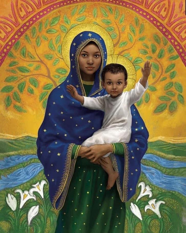 Black Madonna and Child
