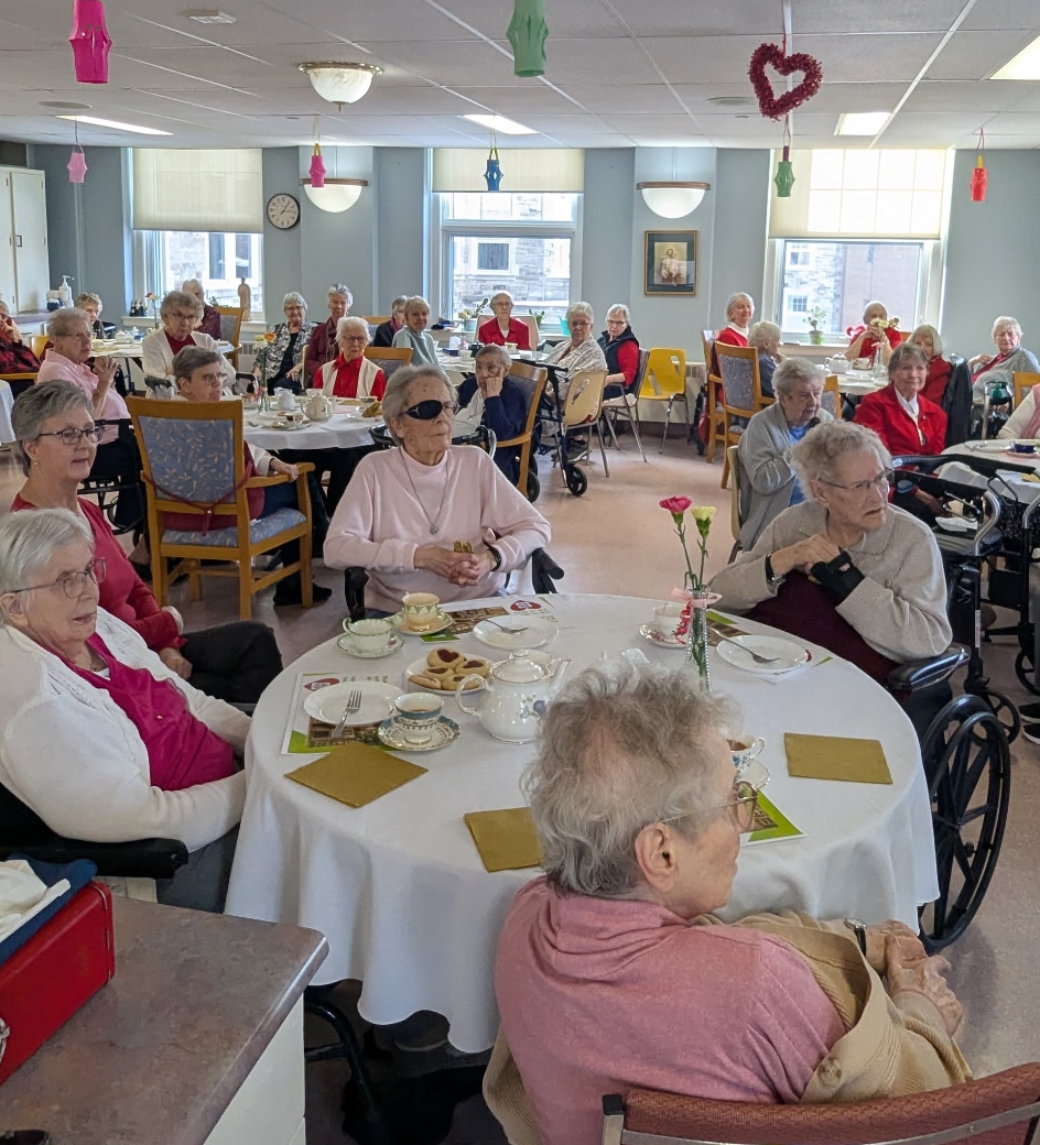 Canadian Sisters and Associates enjoy tea at 99th anniversary celebration