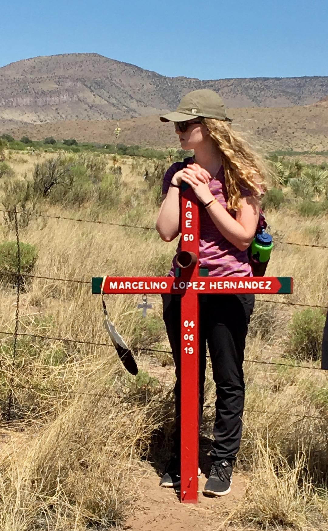 at the border
