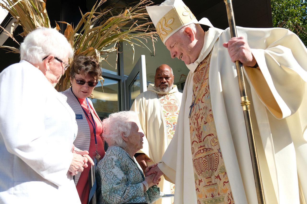Bishop John Flesey and Sister Genevieve