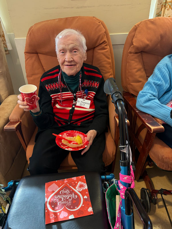 Florence Leising enjoying every moment of the day!