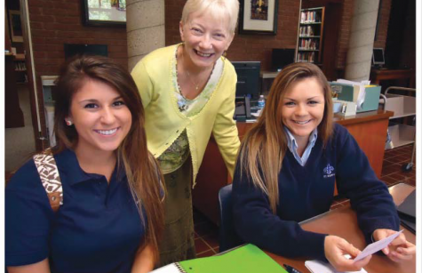 Suzanne Blackburn, an Associate at St. Mary’s High School in Annapolis, Maryland