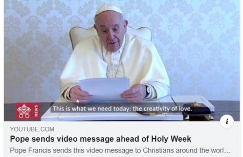 Holy Week Message