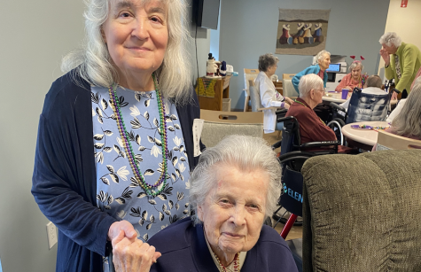 Associate Debbie Franklin with Sister Eileen O'Dea