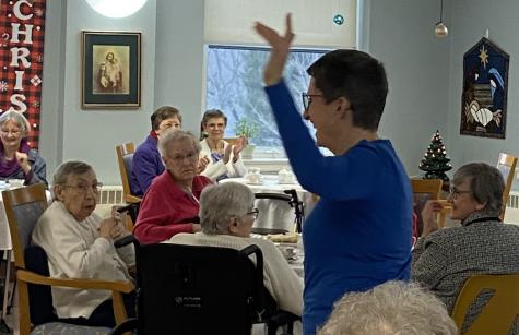 Sister Celeste waves