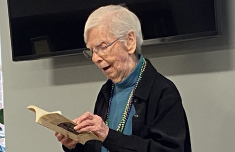 Sister Kathleen Feeley reads the poetry of Sister Maura Eichner
