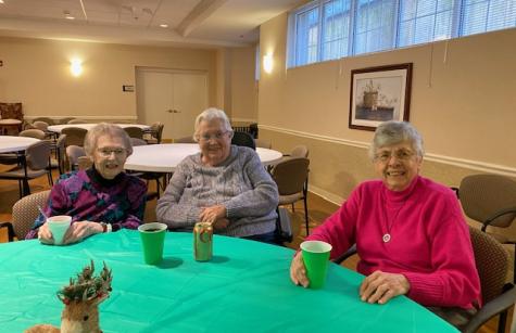 Sisters Jeanne McGue, Dorothy (Dottie) Young and Jean Phelan