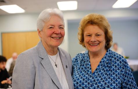Sr Charmaine Krohe and Nancy Graham