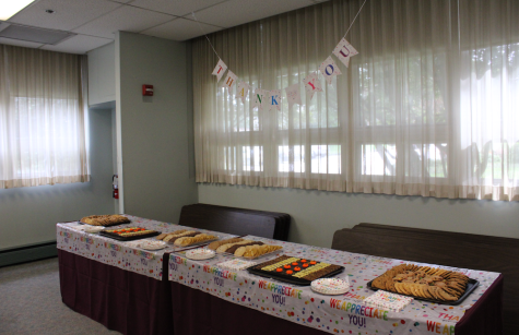 Delicious desserts fill the table