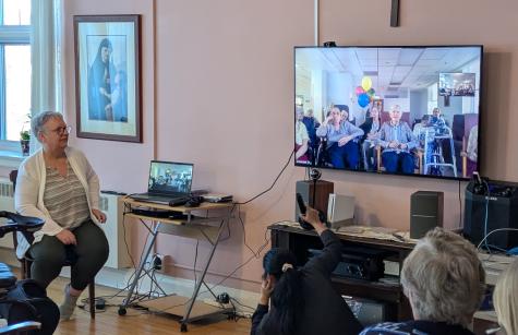 Photo of SSND Sisters Virtual Visit