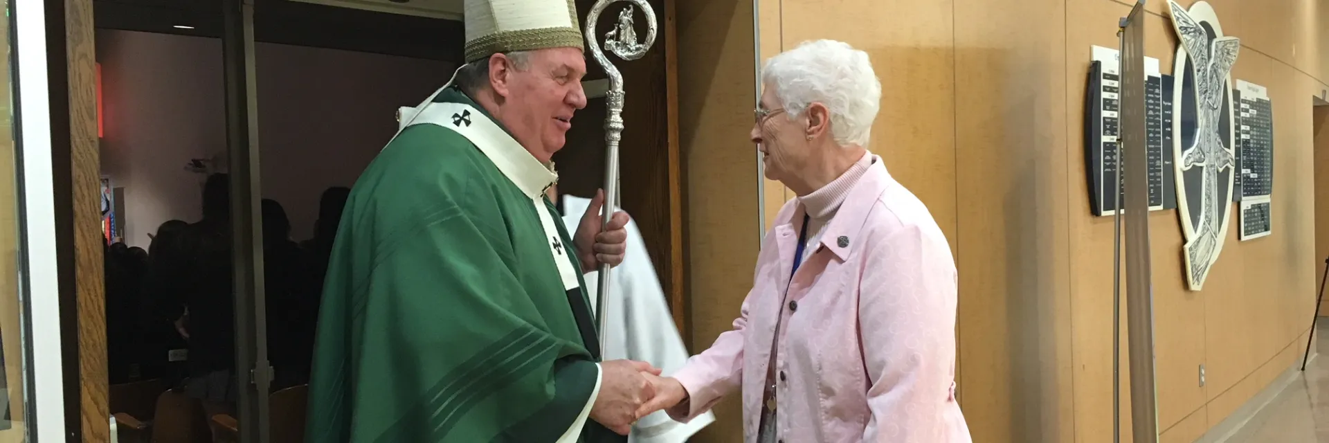 Cardinal Tobin with 